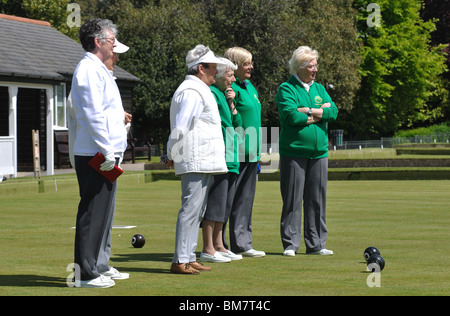 leamington spa victoria england park alamy bowling greens warwickshire bowls